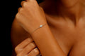 14K Pave Diamond Evil Eye Charm Bracelet | Symbol of Protection &amp; Style