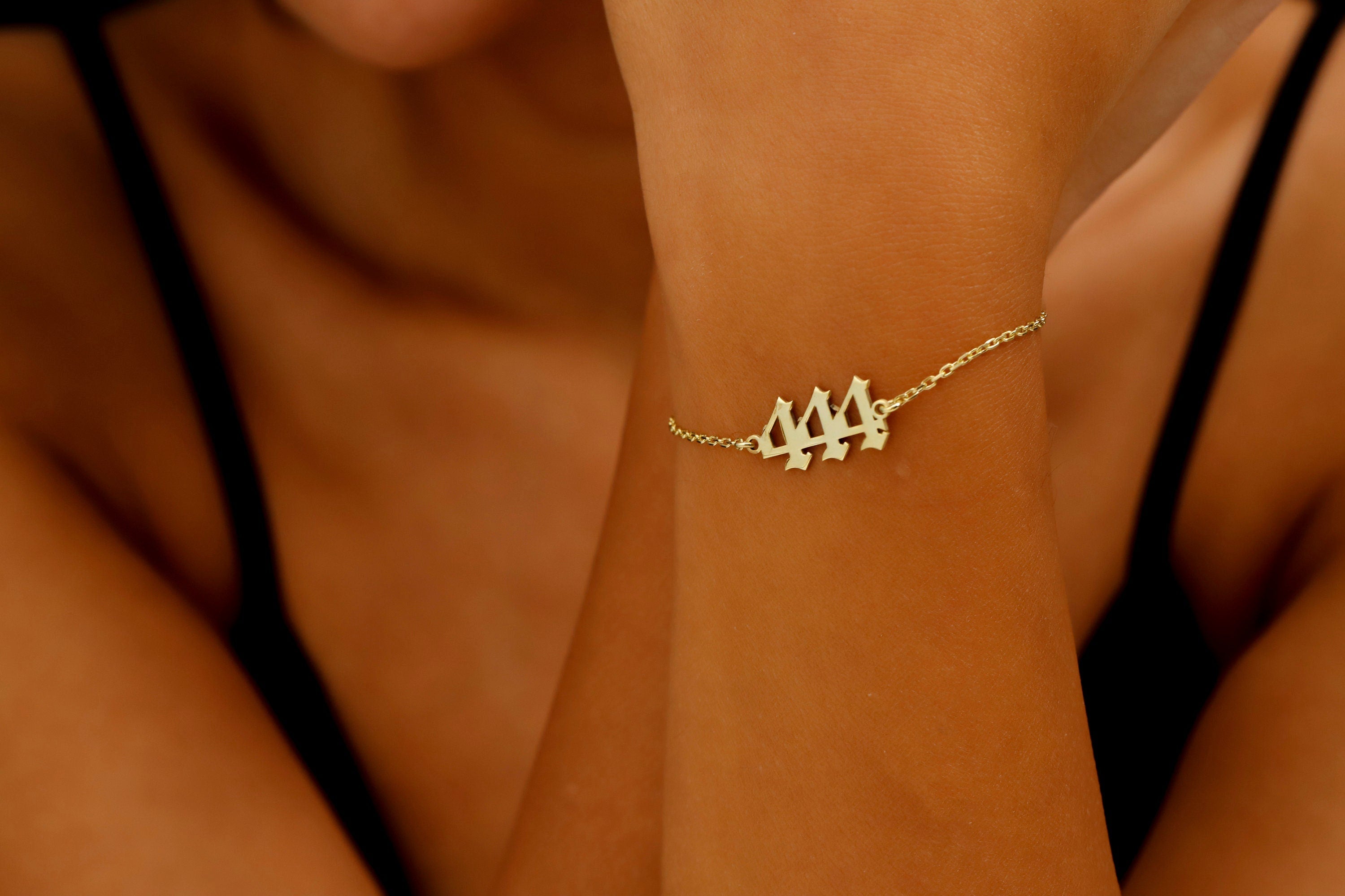 Angel Number Bracelet | Custom Sterling Silver Jewelry