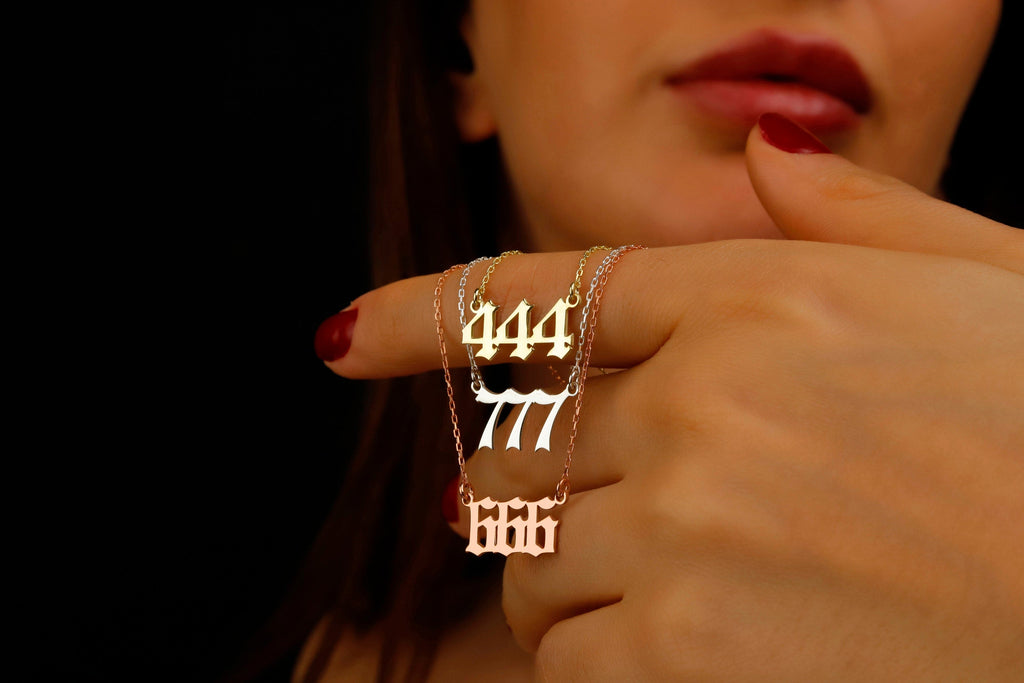 Ethereal Creations Custom Angel Numbers Necklace