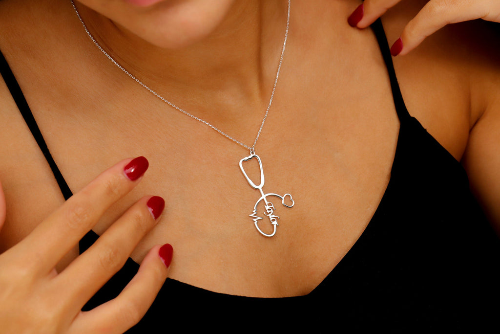 Stethoscope Necklace - Elegant Design