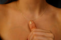 Initial Charm Necklace | Customizable Letter Jewelry for Women | Unique Personalized Gift