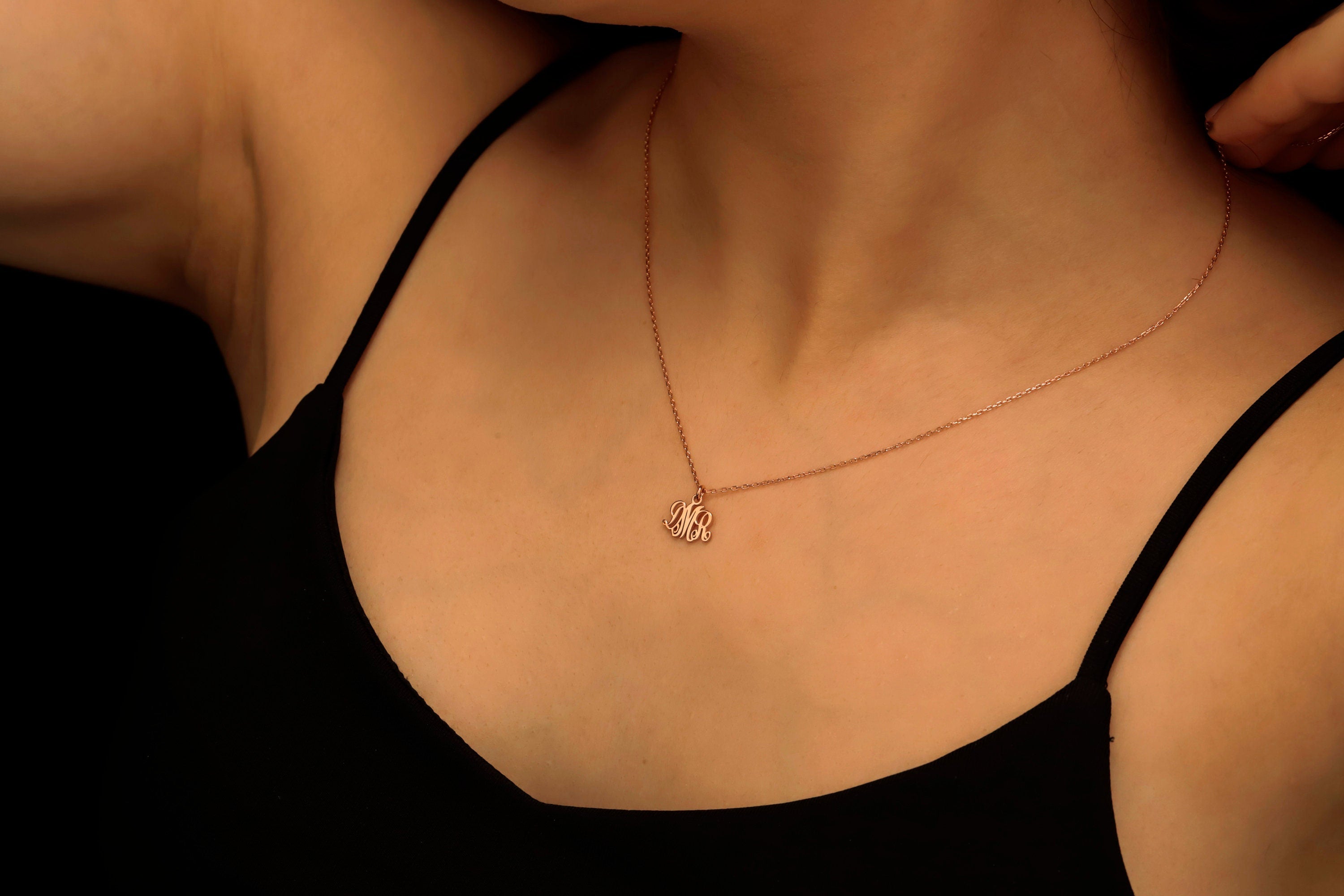 Vine Jewelry Vine Monogram Necklace - Personalized Elegance for Every Occasion