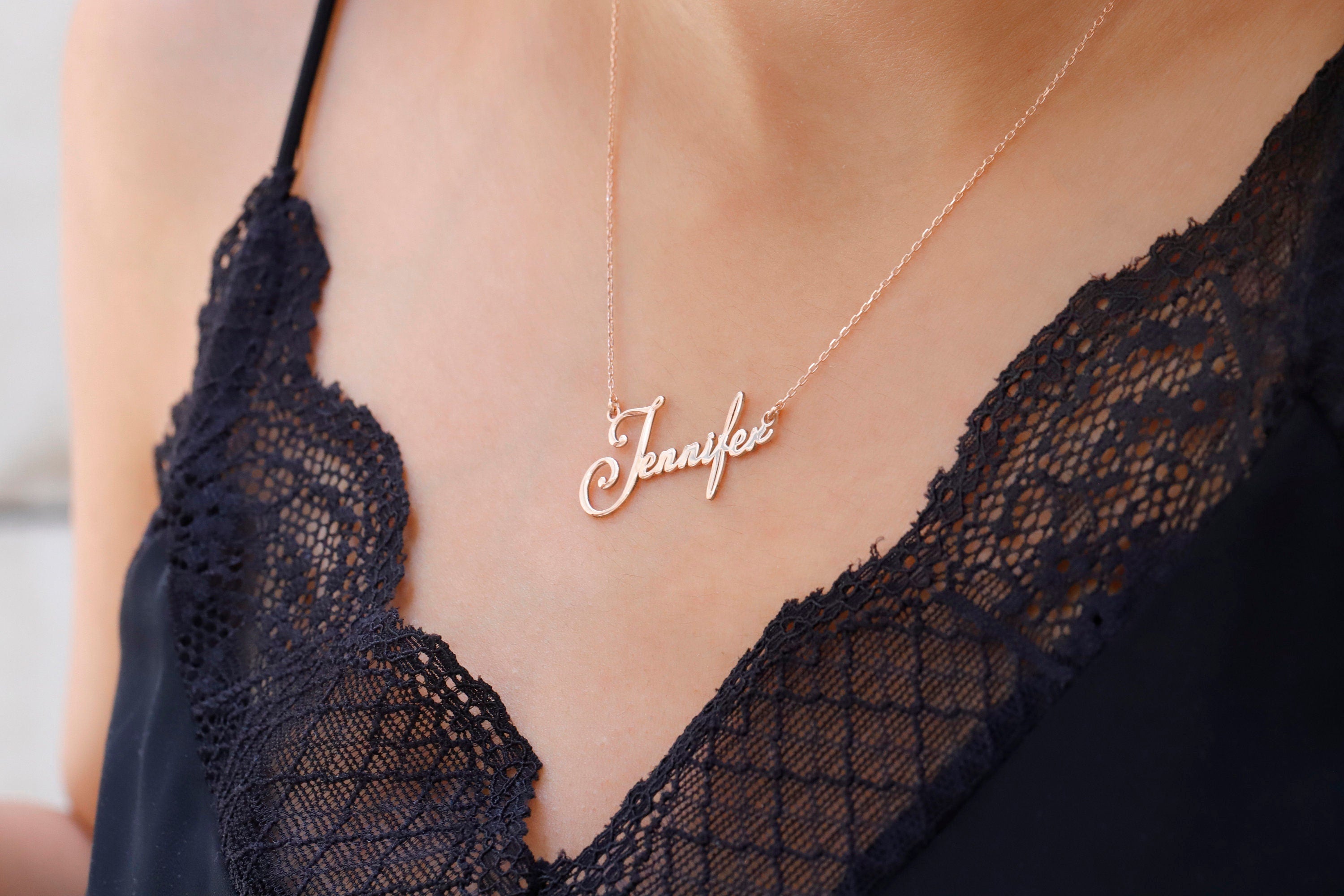 Gold Name Necklace - Customizable Jewelry for a Personal Touch