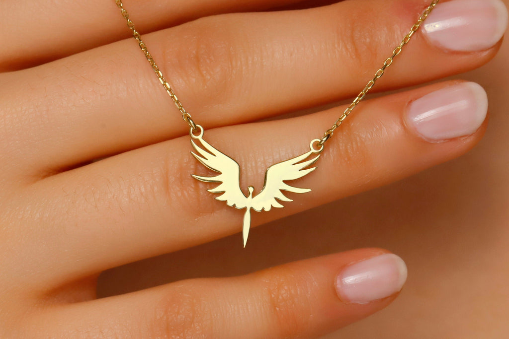 Archangel Michael’s Phoenix Necklace in 925 Sterling Silver