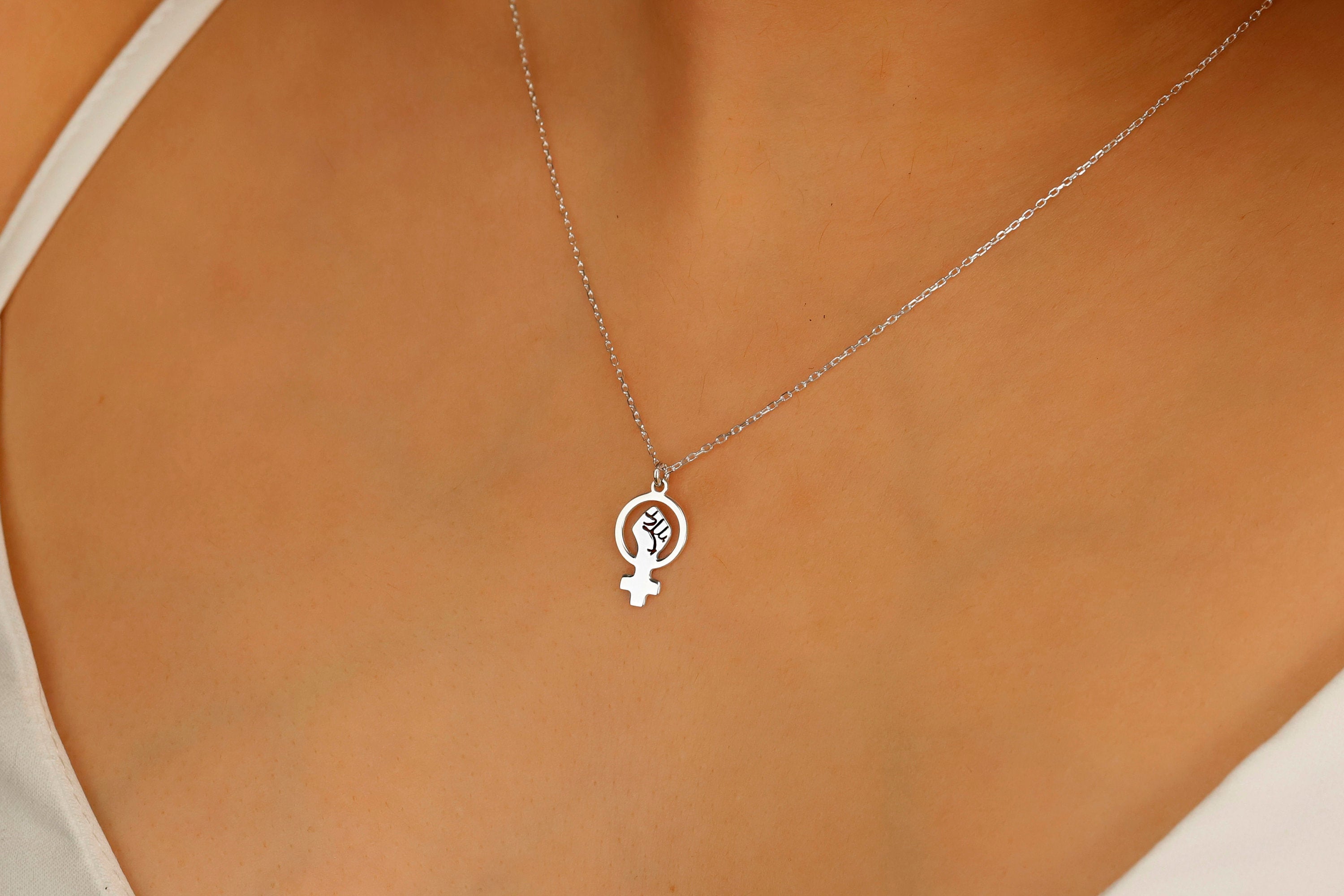 Empowering Female Symbol Venus Necklace