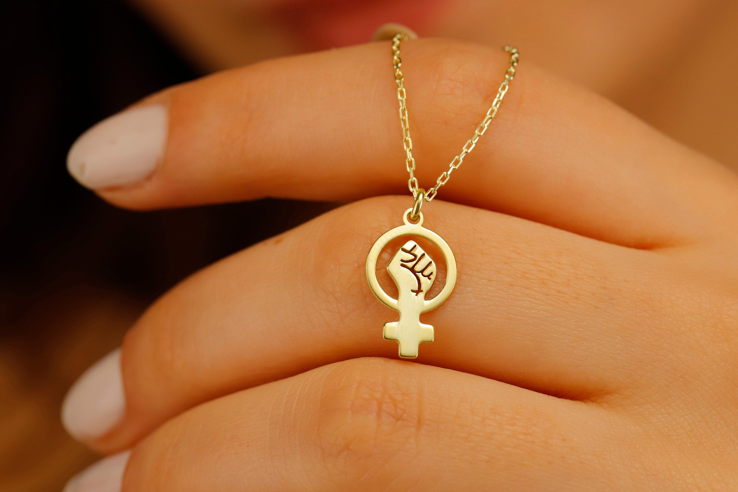 Empowering Female Symbol Venus Necklace