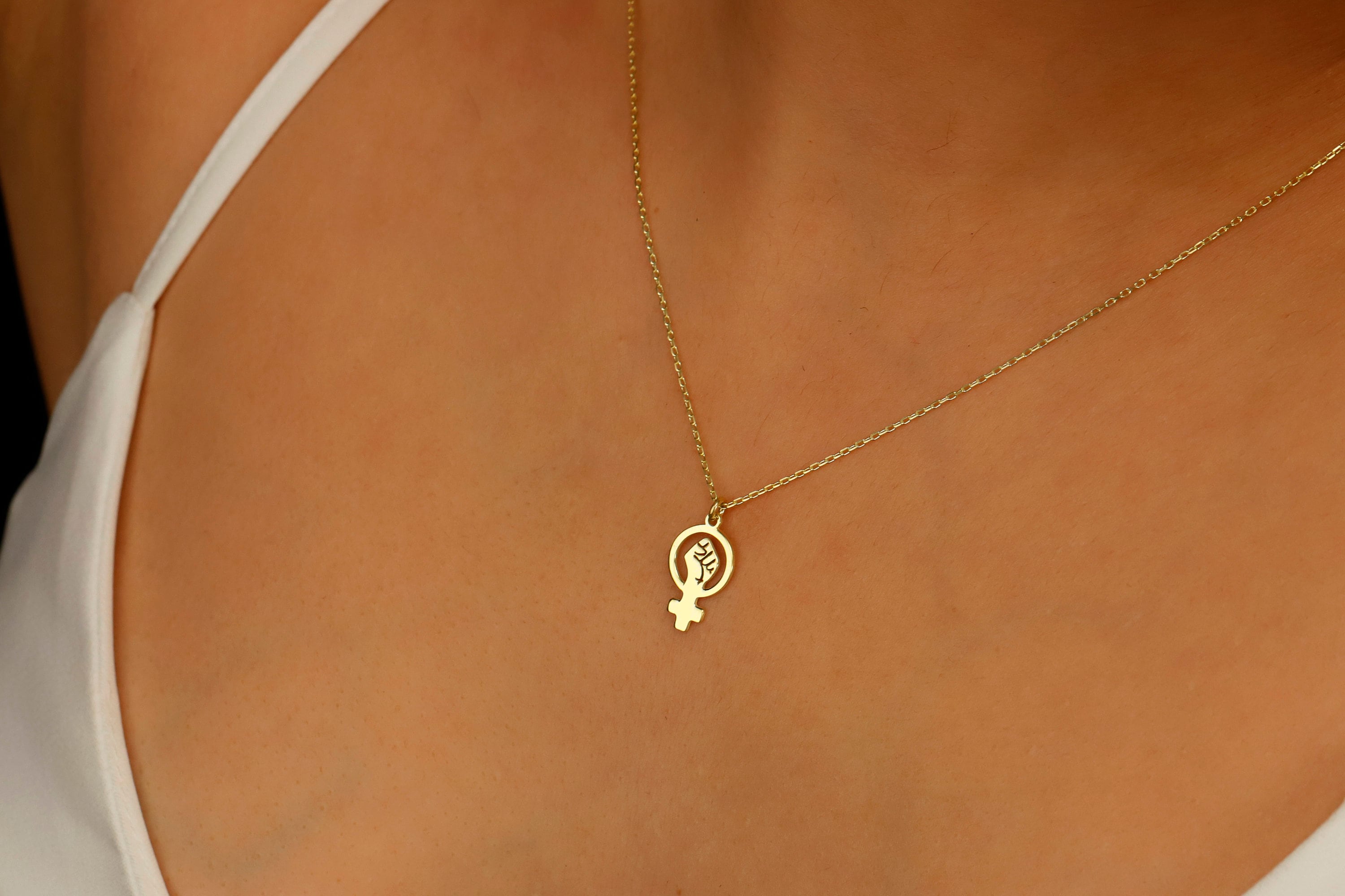 Empowering Female Symbol Venus Necklace