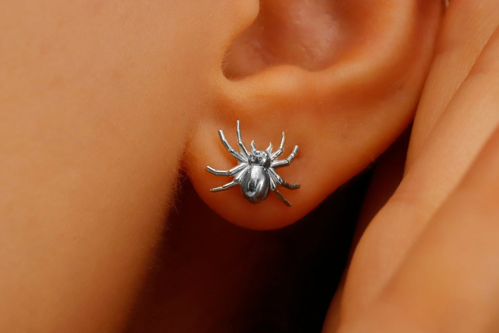 Spider Earrings - Dazzling Silver & Gold Variants for a Bold Statement