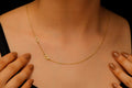 Dainty Sideways Initial Necklace | Custom Minimalist Jewelry for a Personal Touch