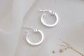 Dazzling Gold Huggie Hoops - Sterling Silver Multi-Hole Design, Perfect Stacked Sleeper Earrings for Effortless Style