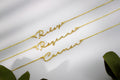 Personalized Gold Name Necklace - Customized 8K & 10K Solid Gold