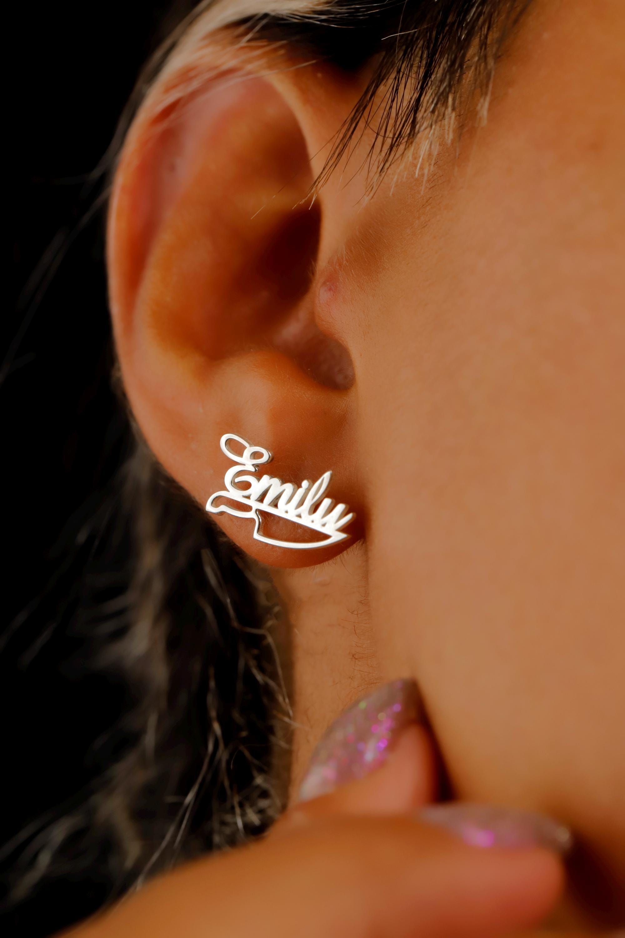 Personalized Chef Knife Name Earrings | Unique Culinary Jewelry | Perfect Gift for Chefs