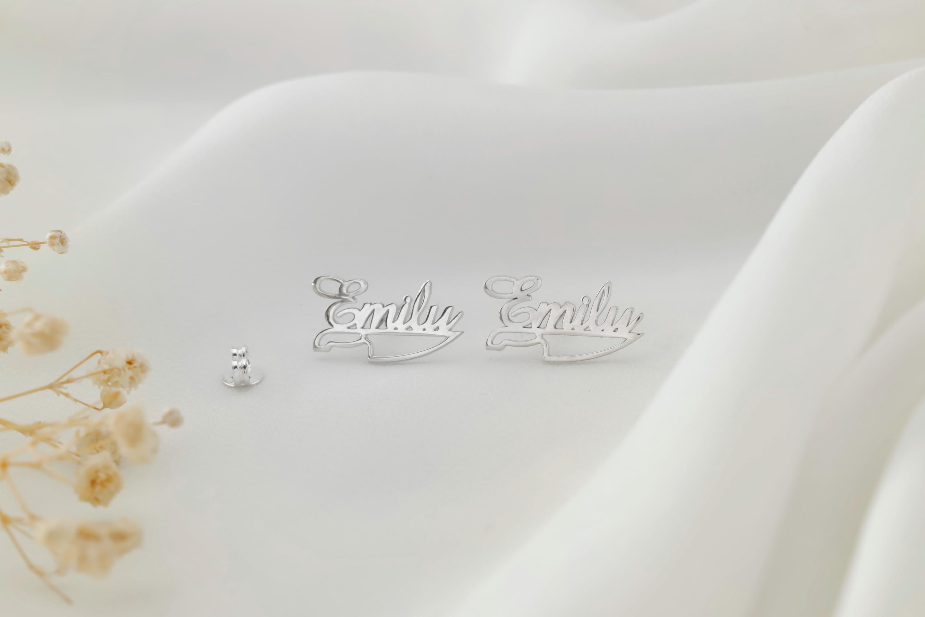 Personalized Chef Knife Name Earrings | Unique Culinary Jewelry | Perfect Gift for Chefs
