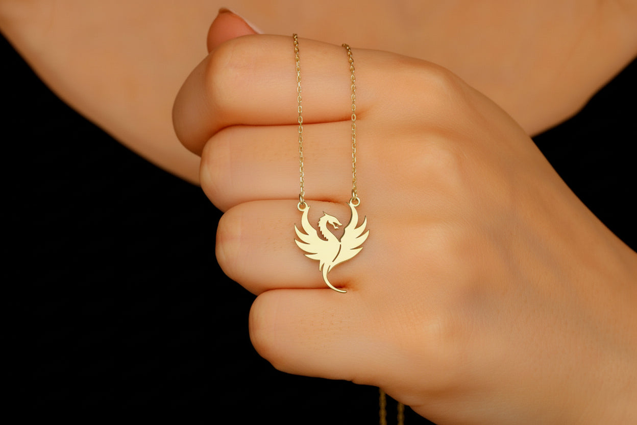 Dragon Spirit Necklace | Silver, Gold & Rose Gold | Symbol of Strength for Friendship & Chinese New Year