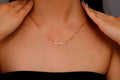 Personalized Gold & Silver Name Necklace | Dainty Link Chain Jewelry