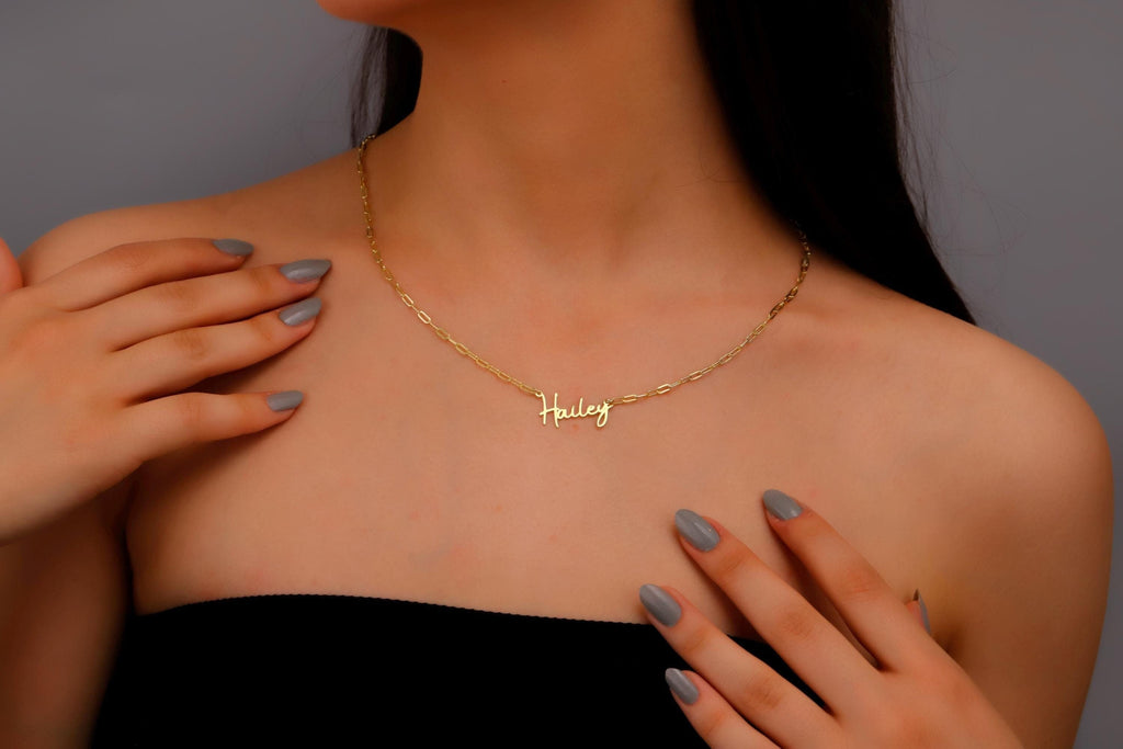 Elegant You Signature Name Necklace - Personalize Your Style with a Custom Touch