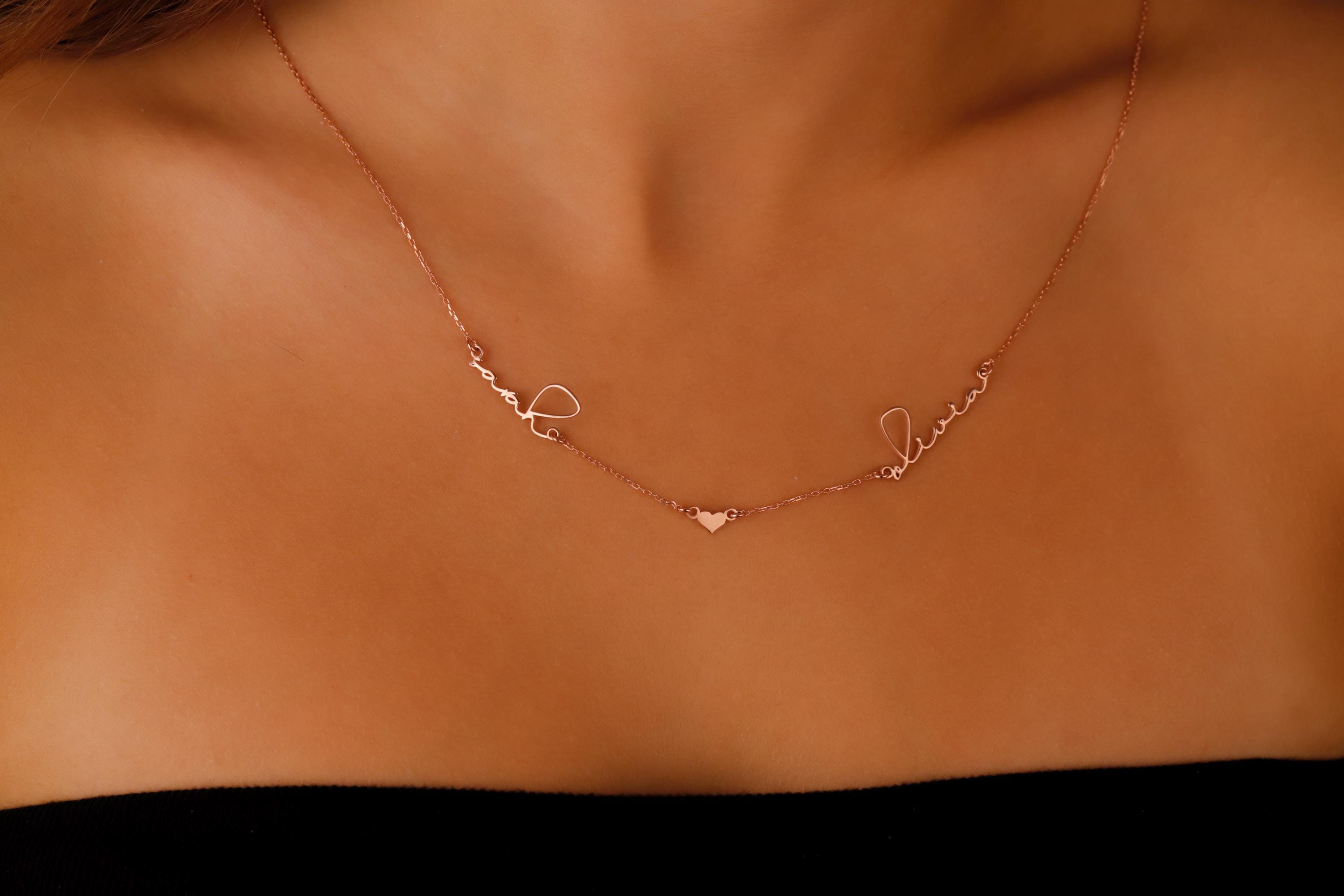 Personalized Handwriting Name Necklace