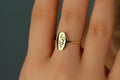 Yoga Ring – Dainty 925 Sterling Silver Ohm Meditation Jewelry for Mindful Moments