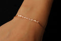 Custom Tiny Name Bracelet - Personalized Gold Handwritten Jewelry