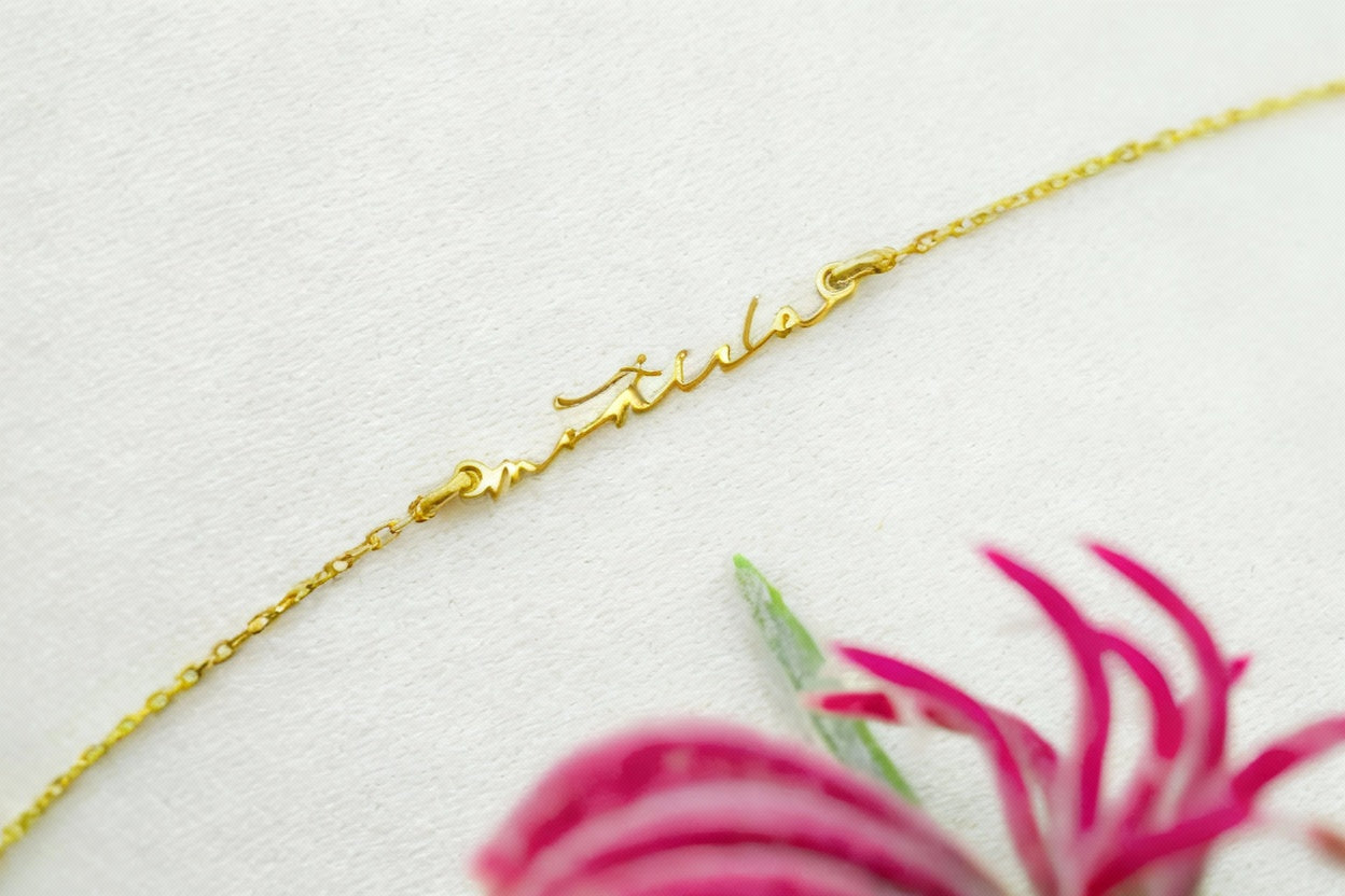 Dainty Name Necklace - Custom 18K Gold Filled Layering Jewelry for Moms - Minimalist Personalized Gift