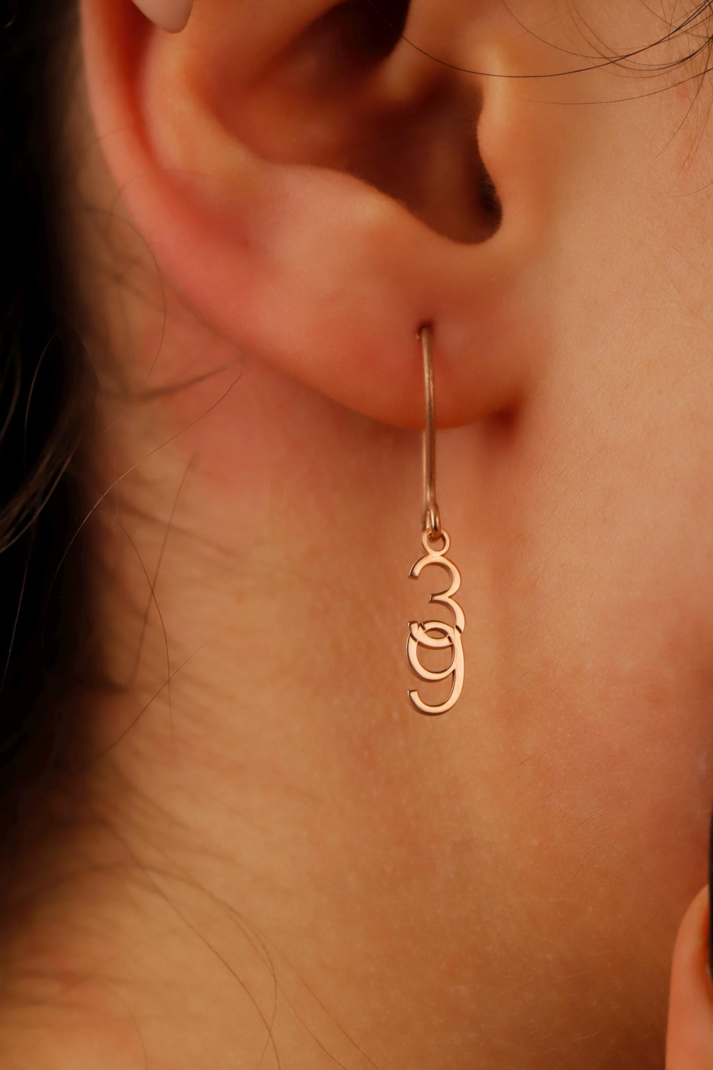 Lucky Charm Jewelry Sterling Silver Number Drop Earrings - Personalized for Your Unique Style