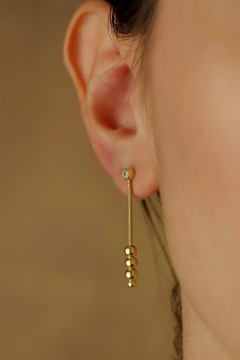 Morse Code Dangle Earrings - Meaningful Gifts