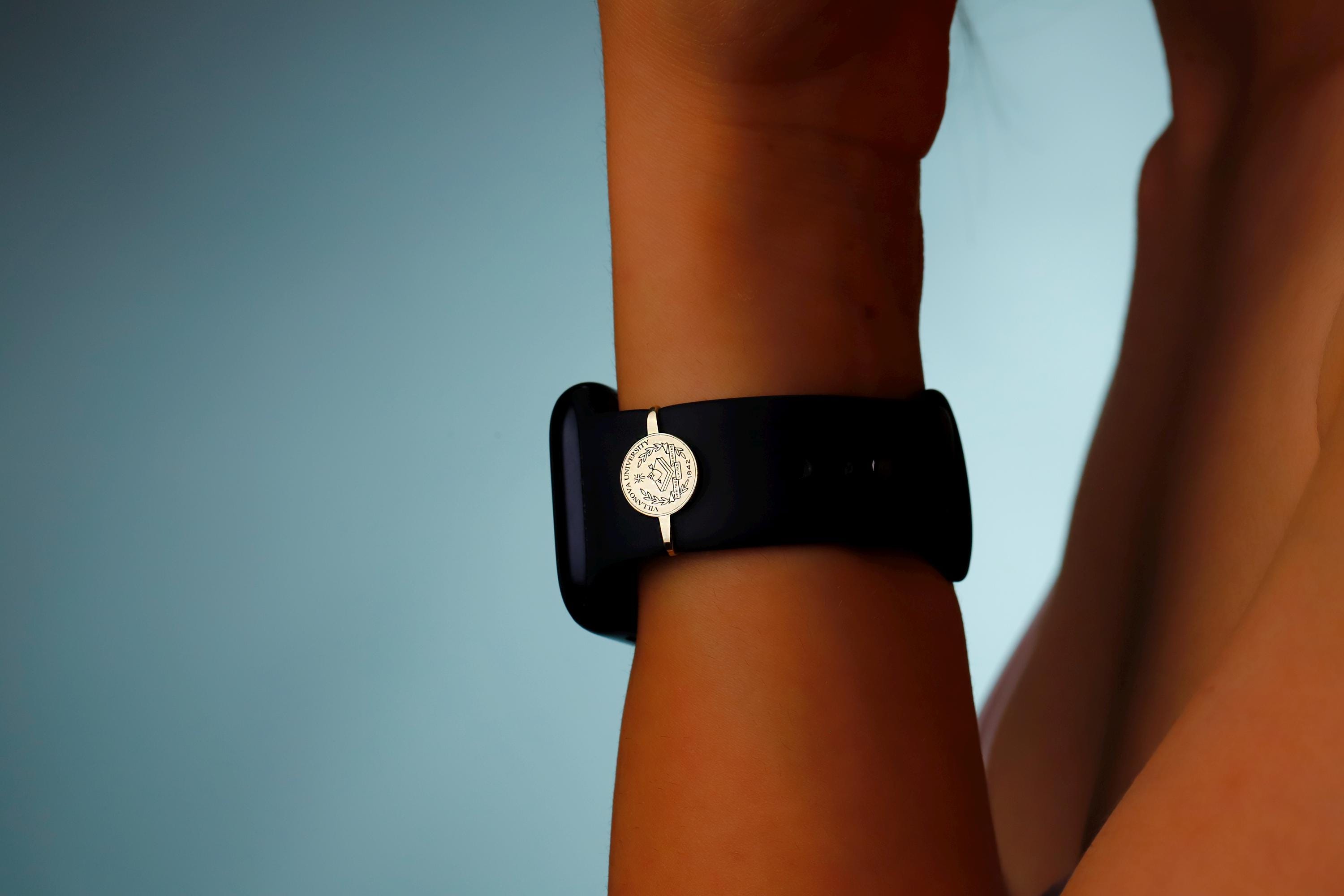 Personalized Sterling Silver College Logo Watch Band Charm - Show Your School Spirit in Style!