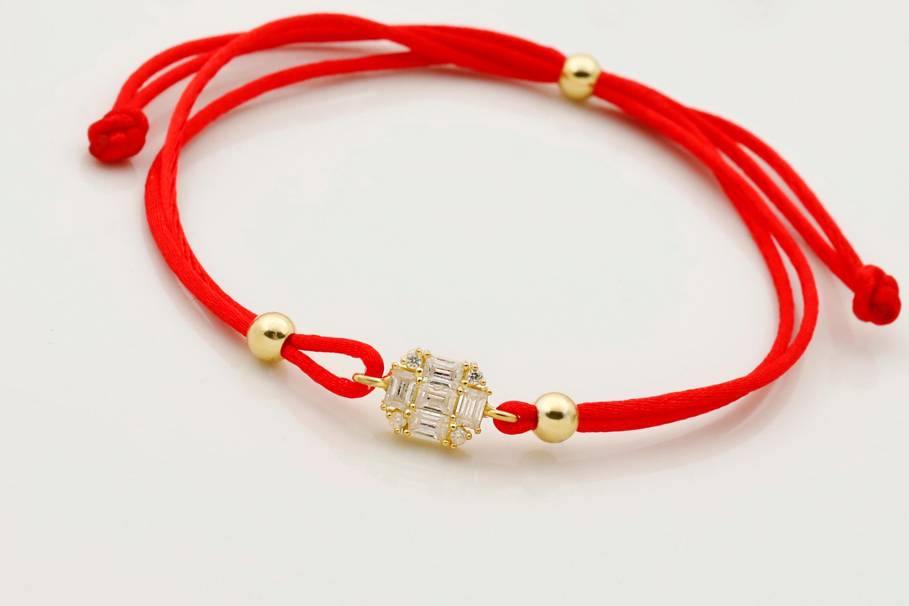 Dainty Elegant Silver Baguette Bracelet in 925 Sterling Silver