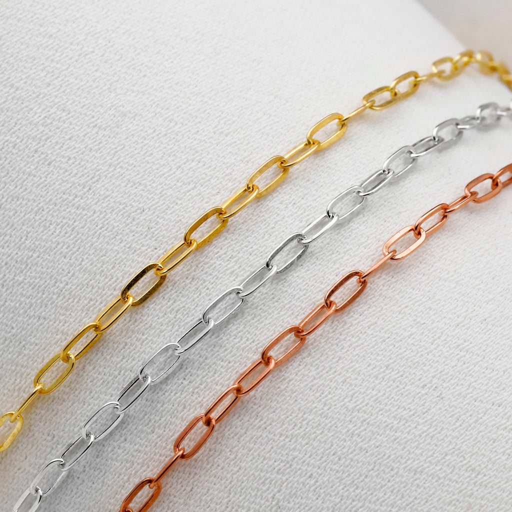 925 Sterling Silver Link Chain Bracelet