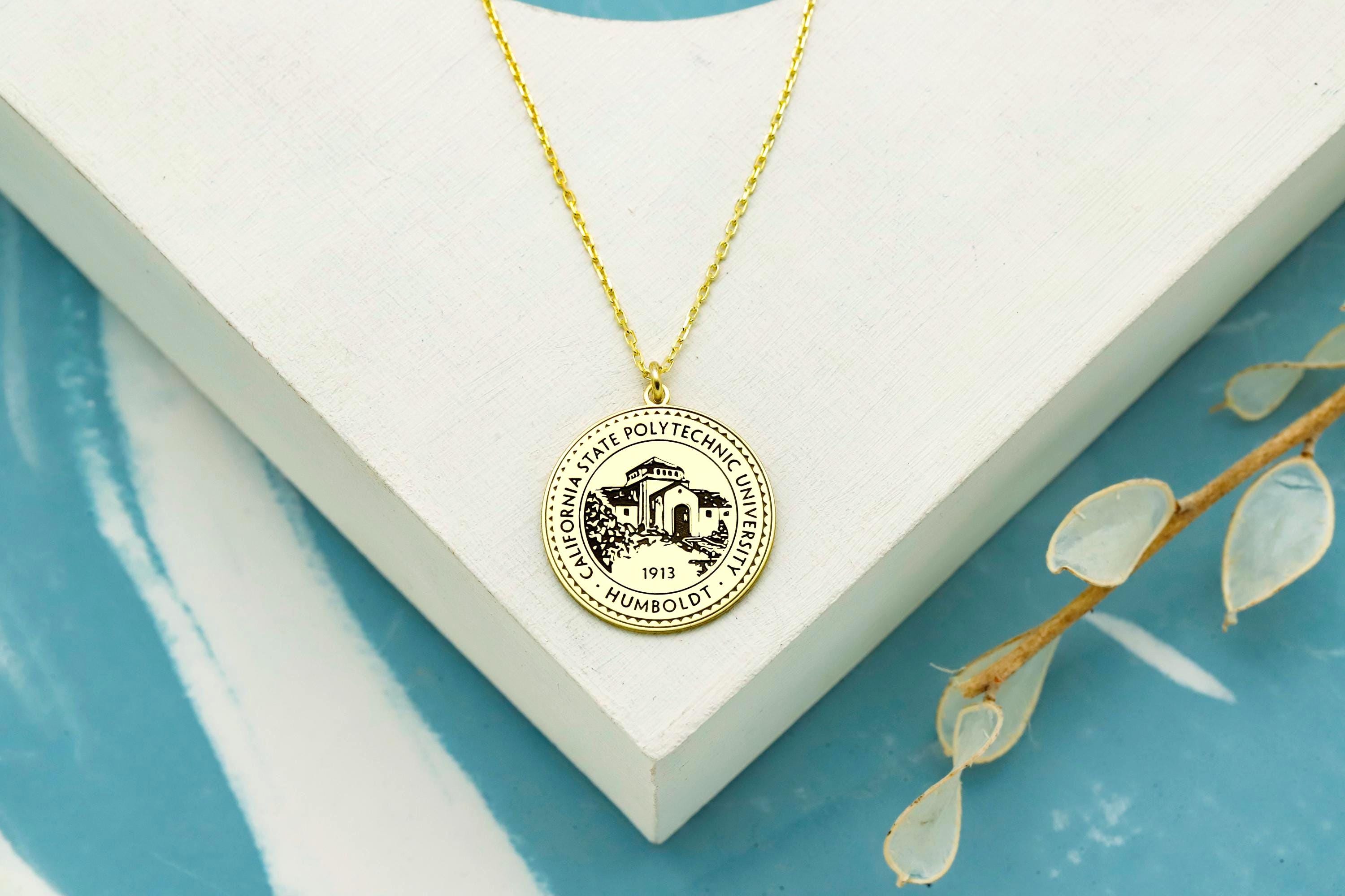 Custom Graduation Logo Necklace - Celebrate Your Achievement with a Personalized Touch